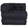Modułowa sofa, antracytowa, 70x70x54, tkanina