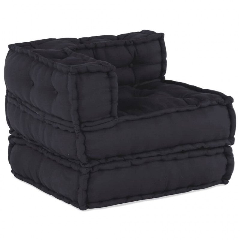 Modułowa sofa, antracytowa, 70x70x54, tkanina