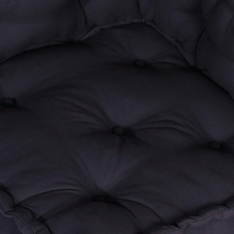 Modułowa sofa, antracytowa, 70x70x54, tkanina