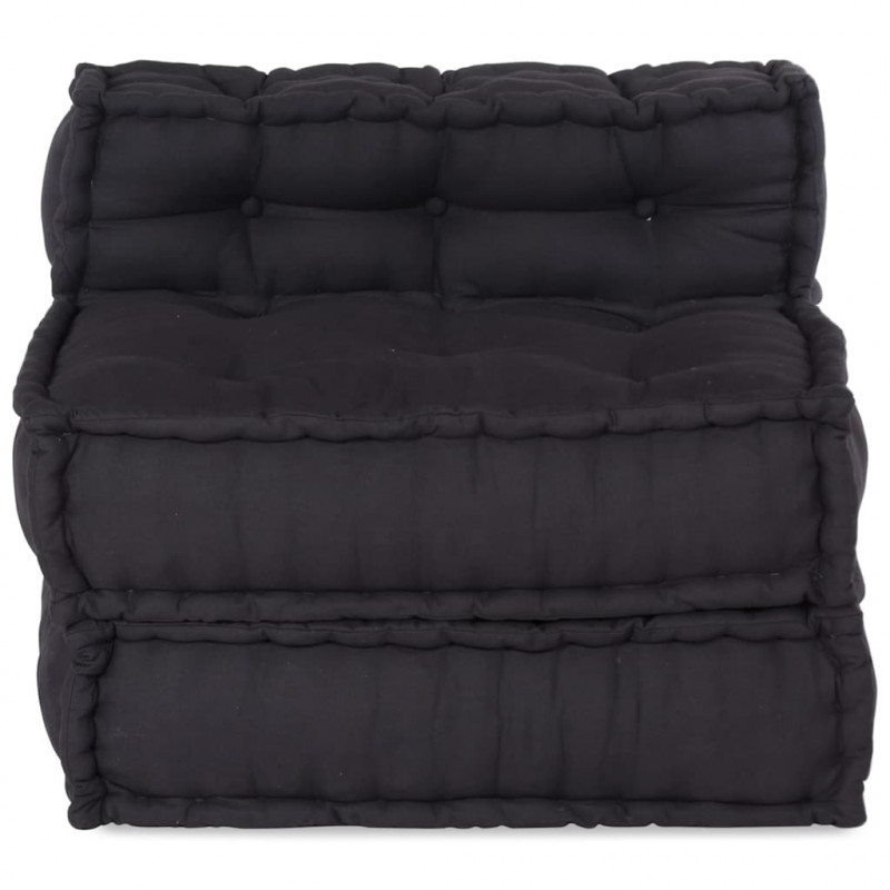 Modułowa sofa, antracytowa, 70x70x54, tkanina