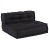 Modułowa sofa, antracytowa, 70x70x54, tkanina