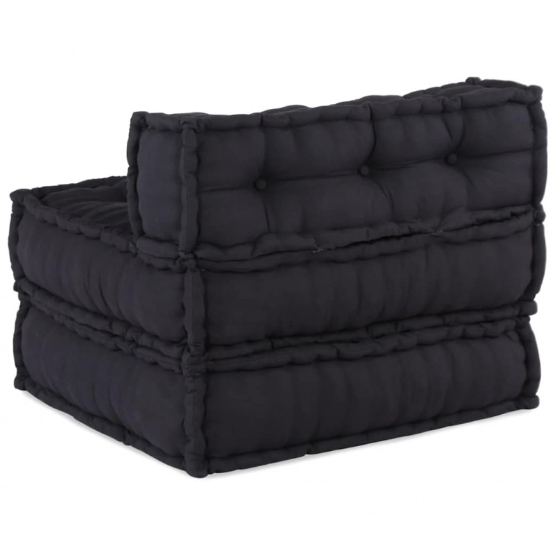 Modułowa sofa, antracytowa, 70x70x54, tkanina