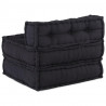 Modułowa sofa, antracytowa, 70x70x54, tkanina