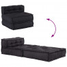 Modułowa sofa, antracytowa, 70x70x54, tkanina