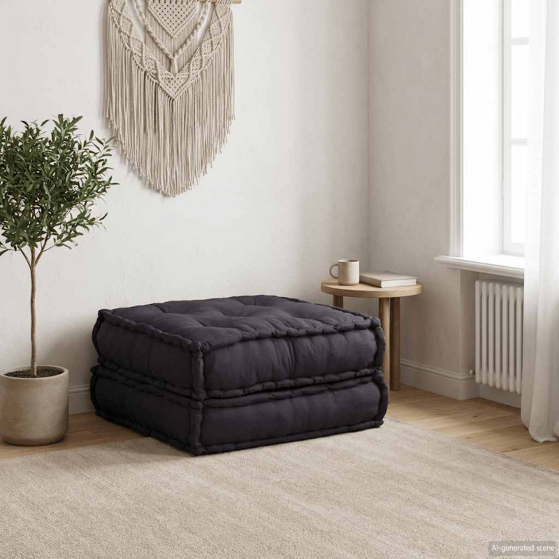 Modułowa sofa, antracytowa, 70x70x36, tkanina