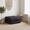 Modułowa sofa, antracytowa, 70x70x36, tkanina