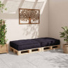 Modułowa sofa, antracytowa, 70x70x36, tkanina
