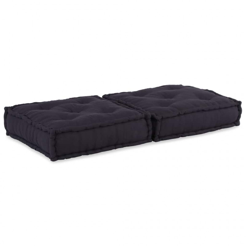 Modułowa sofa, antracytowa, 70x70x36, tkanina