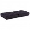 Modułowa sofa, antracytowa, 70x70x36, tkanina