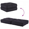 2-osobowa sofa modułowa, antracytowa, 140x70x36, tkanina