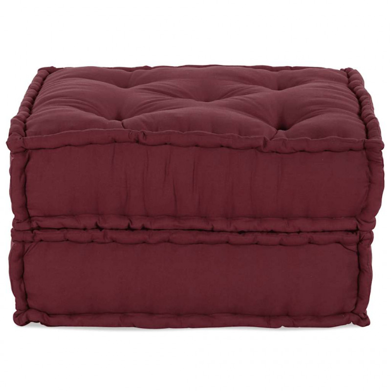Modułowa sofa, bordowy, 70x70x36, materiał