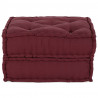 Modułowa sofa, bordowy, 70x70x36, materiał
