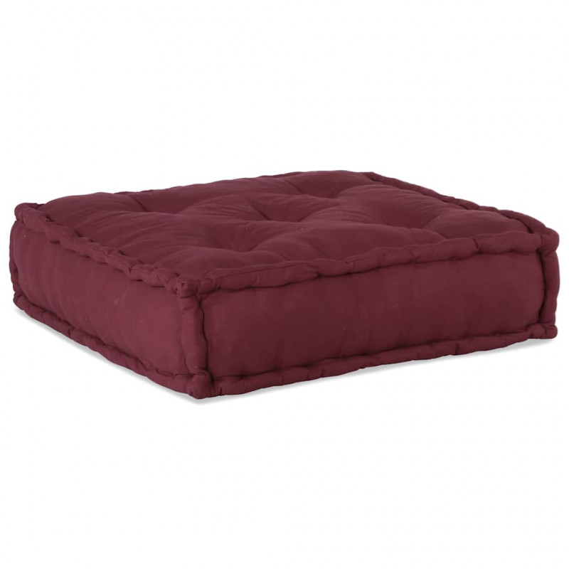 Modułowa sofa, bordowy, 70x70x36, materiał