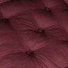 Modułowa sofa, bordowy, 70x70x36, materiał