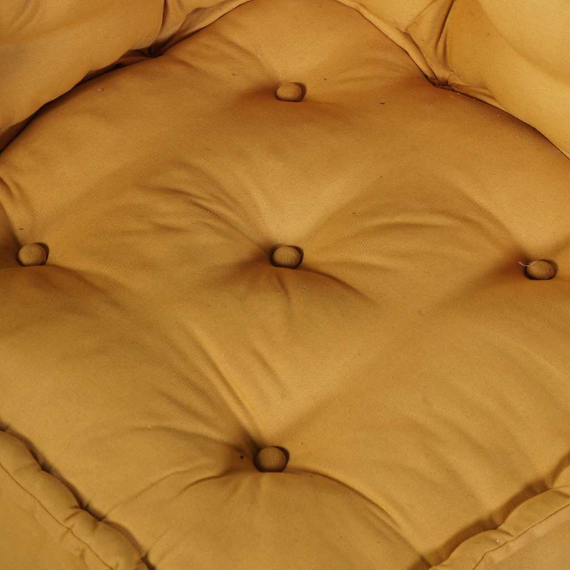 Modułowa sofa, żółty, 70x70x54, tkanina