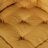 Modułowa sofa, żółty, 70x70x54, tkanina