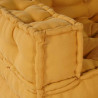 Modułowa sofa, żółty, 70x70x54, tkanina