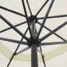 Parasol z aluminium, 500 cm, biały