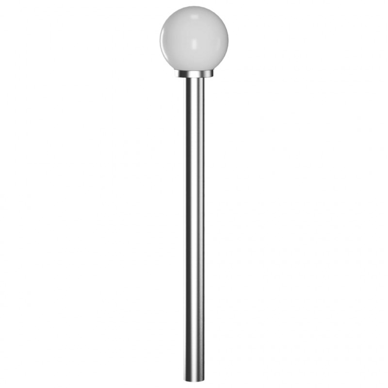 Lampa ogrodowa na słupku, 1 kula, 110 cm