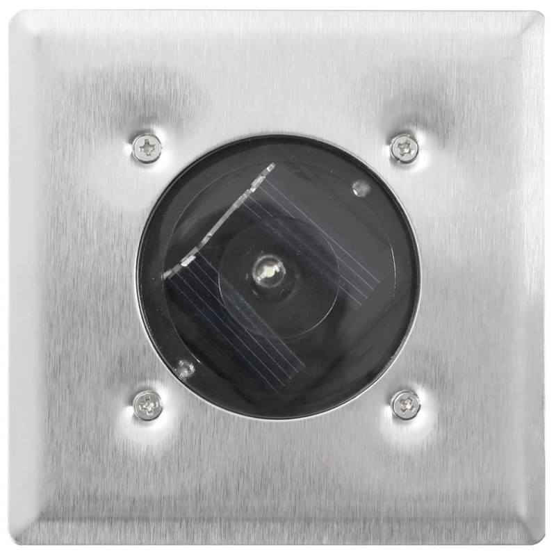 Solarne lampy najazdowe, 6 szt., kwadratowe