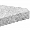 Obciążniki do parasoli 2 szt., szare, granitowe, trójkątne, 14 kg