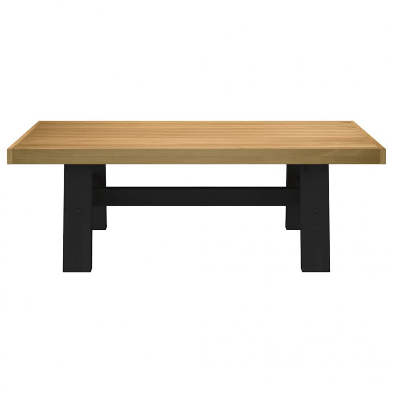 Stolik kawowy, NOAIN, 120x60x40 cm, lite drewno sosnowe