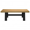 Stolik kawowy, NOAIN, 120x60x40 cm, lite drewno sosnowe