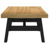 Stolik kawowy, NOAIN, 120x60x40 cm, lite drewno sosnowe
