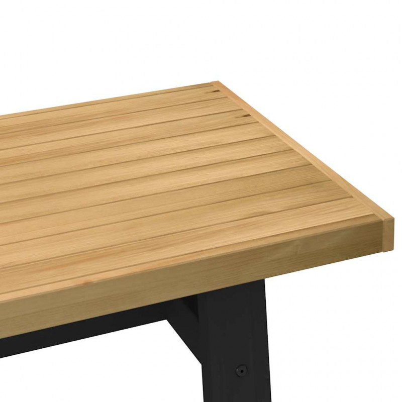 Stolik kawowy, NOAIN, 120x60x40 cm, lite drewno sosnowe