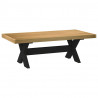 Stolik kawowy, NOAIN, 120x60x40 cm, lite drewno sosnowe