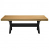 Stolik kawowy, NOAIN, 120x60x40 cm, lite drewno sosnowe