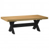 Stolik kawowy, NOAIN, 120x60x40 cm, lite drewno sosnowe