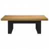Stolik kawowy, NOAIN, 120x60x40 cm, lite drewno sosnowe