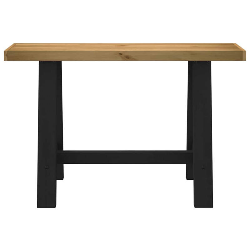 Stolik konsolowy, NOAIN, 120x30x75 cm, lite drewno sosnowe