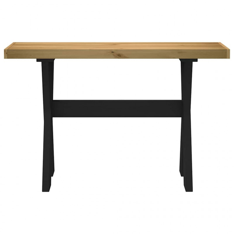 Stolik konsolowy, NOAIN, 120x30x75 cm, lite drewno sosnowe