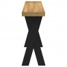 Stolik konsolowy, NOAIN, 120x30x75 cm, lite drewno sosnowe