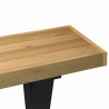 Stolik konsolowy, NOAIN, 120x30x75 cm, lite drewno sosnowe