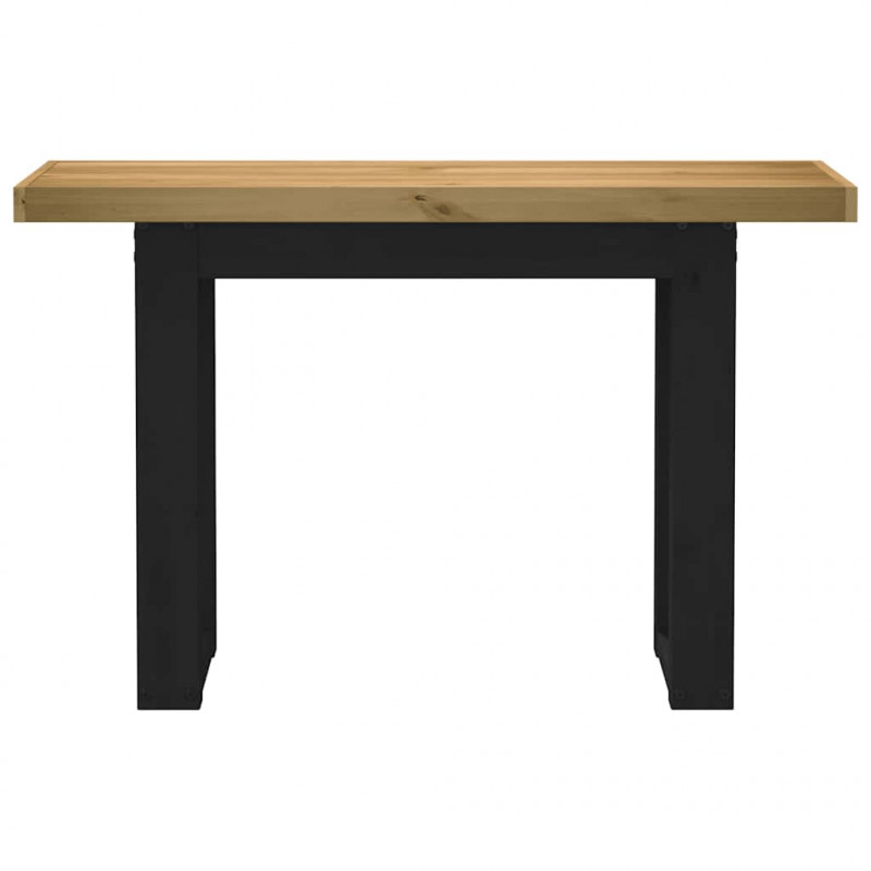 Stolik konsolowy, NOAIN, 120x30x75 cm, lite drewno sosnowe