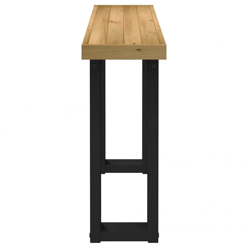 Stolik konsolowy, NOAIN, 120x30x75 cm, lite drewno sosnowe