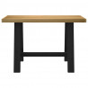 Biurko, NOAIN, 120x50x75 cm, lite drewno sosnowe