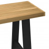 Biurko, NOAIN, 120x50x75 cm, lite drewno sosnowe