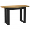 Biurko, NOAIN, 120x50x75 cm, lite drewno sosnowe