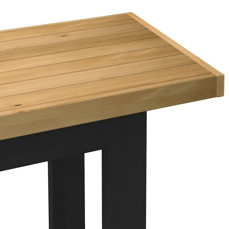 Biurko, NOAIN, 120x50x75 cm, lite drewno sosnowe