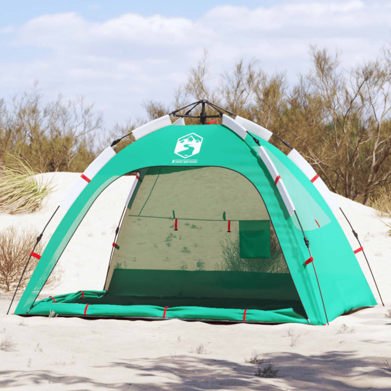 Namiot plażowy, 2-os., zielony, wodoszczelny