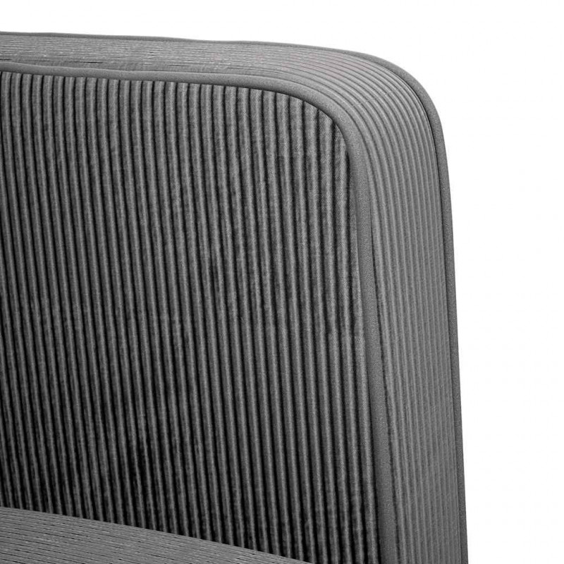 Sofa Fotel z Podłokietnikami Ciemnoszary 54 cm Tkanina Corduroy