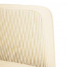 Sofa Fotel z Podłokietnikami Kremowy 54 cm Tkanina Corduroy