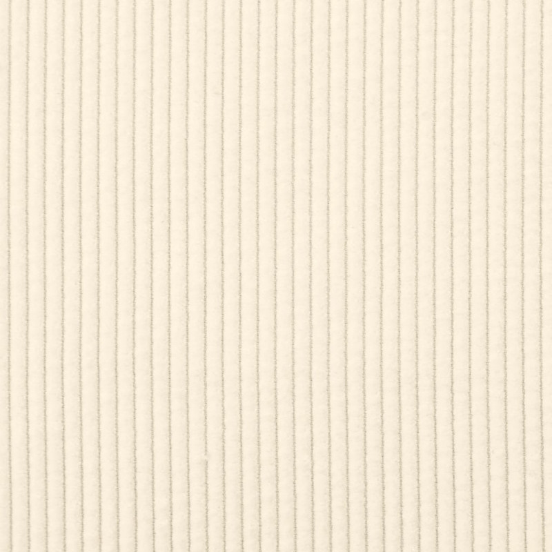 Sofa Fotel z Podłokietnikami Kremowy 54 cm Tkanina Corduroy