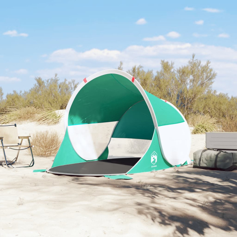 Namiot plażowy typu pop-up, zielony, wodoszczelny