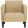 Sofa Fotel z Podłokietnikami Szarozielony 54 cm