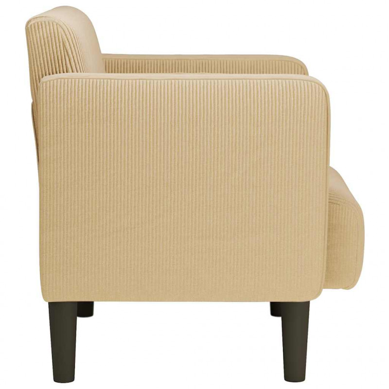 Sofa Fotel z Podłokietnikami Szarozielony 54 cm